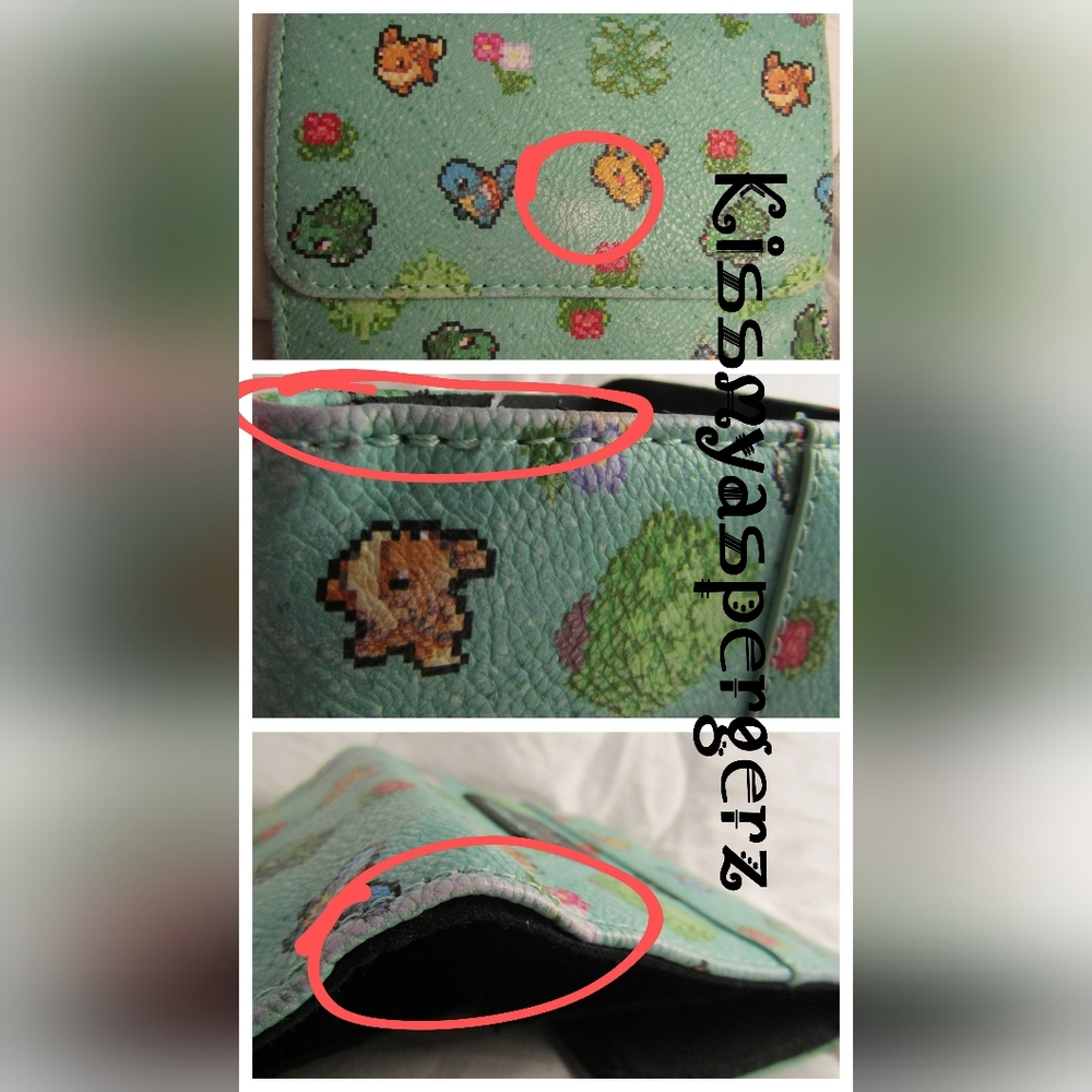 *Hard To Find* Loungefly 8-bit Pokémon mini backpack and matching wallet- GUC! - Picture 10 of 10